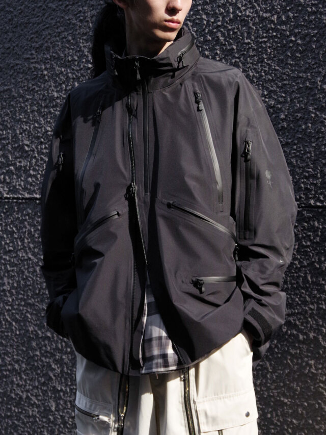 D-VEC × ALMOSTBLACK "GORE-TEX PRODUCTS 40DY/CK 3L SHELL"