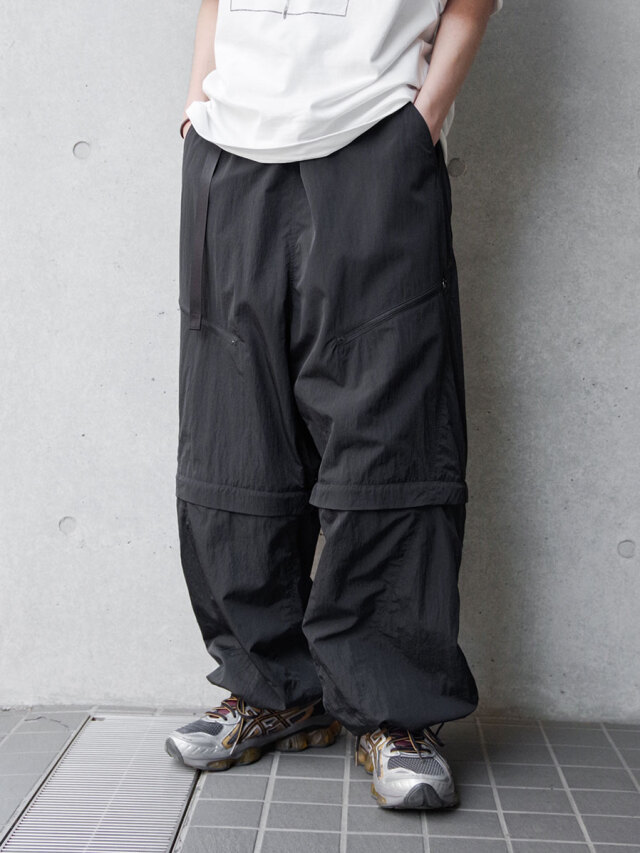 ANEI "ETA PANTS 2-WAY" - BLACK