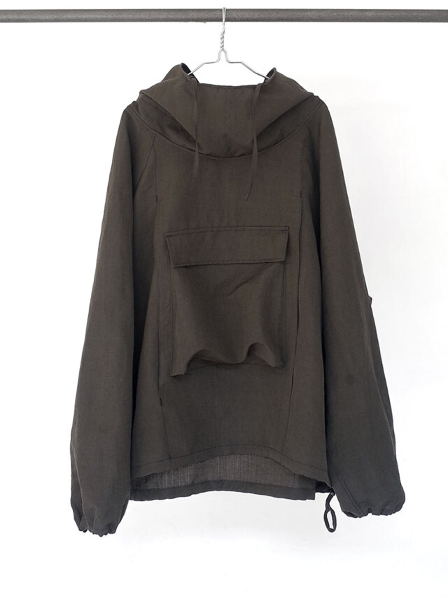 ジャケット・アウター ancellm WOOL PULL OVER SHIRT 2022AW】 ANCELLM (アンセルム) 