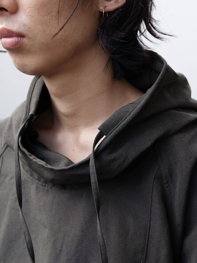 ジャケット・アウター ancellm WOOL PULL OVER SHIRT ancellm WOOL PULL OVER SHIRT