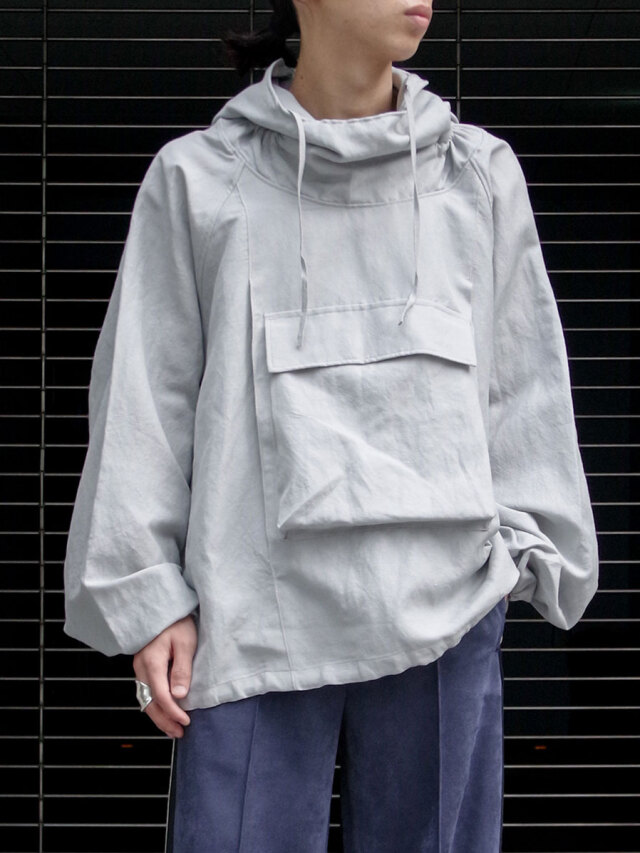 ANCELLM（アンセルム） Wool Pull Over Shirt（ウールプル