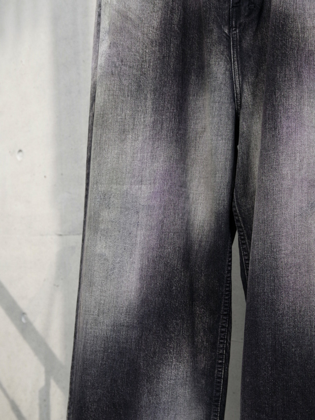 v*8様 ANCELLM MIX COLOR WIDE DENIM PANTS ANCELLM - MIX COLOR WIDE DENIM PANTS/BLACK | NapsNote
