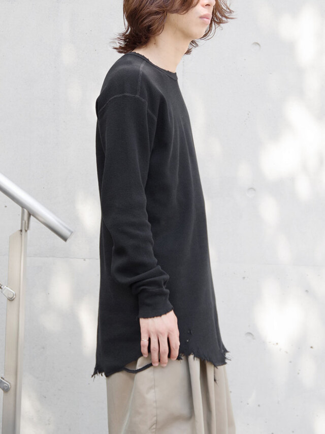 ancellm ワッフルカットソー 2024AW】 ANCELLM (アンセルム) 