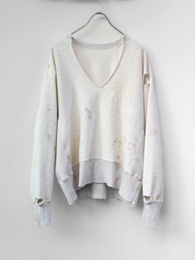 ANCELLM "CRASH CREWNECK SWEAT SHIRT"
