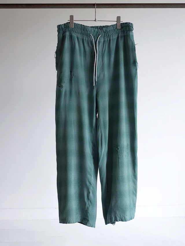 ANCELLM "RAYON EASY SLACKS" - GREEN