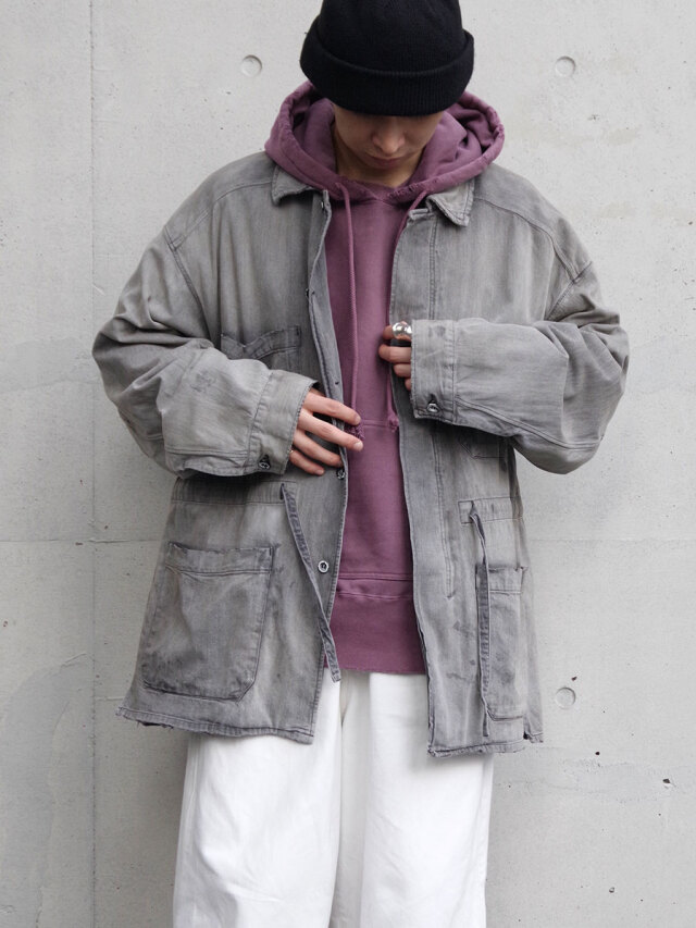 ジャケット・アウター ancellm 24aw AGING DENIMSHIRTJACKET 2024AW】 ANCELLM (アンセルム) 