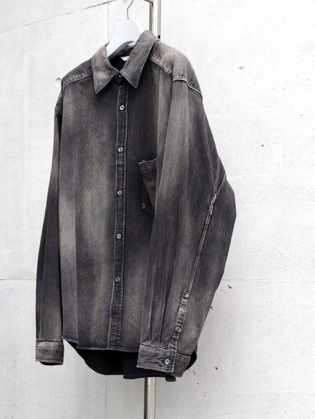 ANCELLM アンセルム L/S Tシャツ 2024SS ブラック ANCELLM（アンセルム