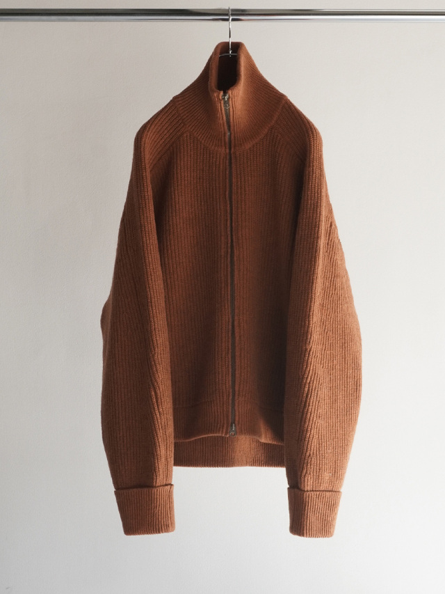 ANCELLM "DRIVERS KNIT" - TERRACOTTA