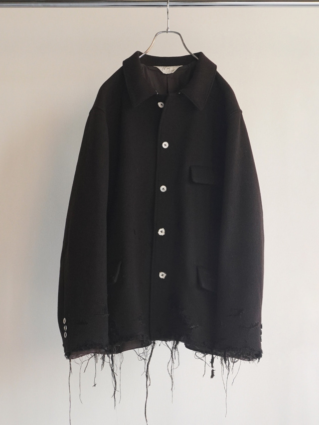 ANCELLM "TWEED CRASH JACKET"
