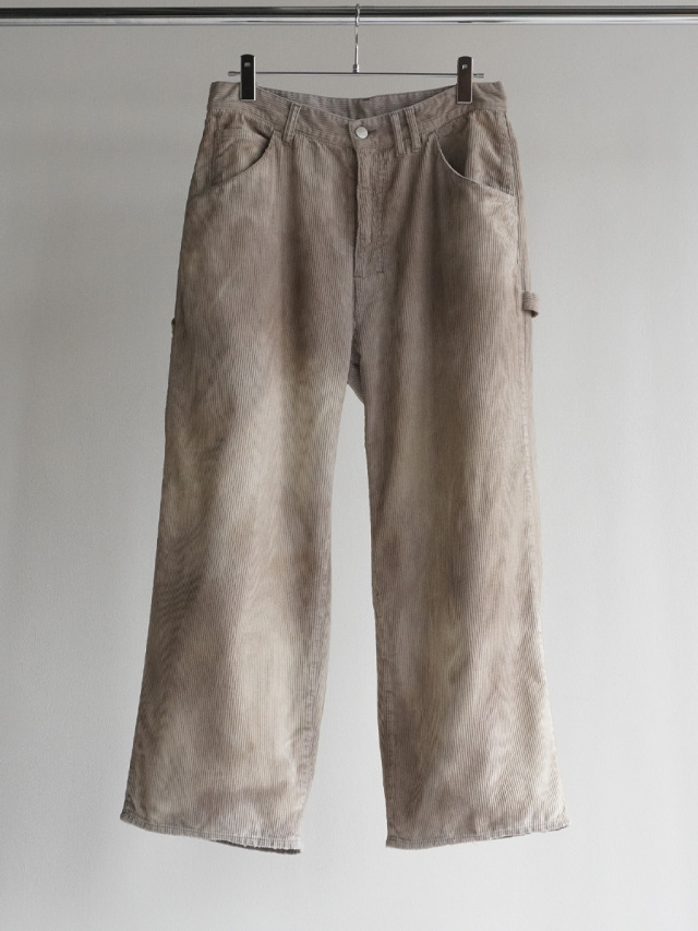 ANCELLM "CORDED VELVETEEN PAINTER PANTS" - GRAY