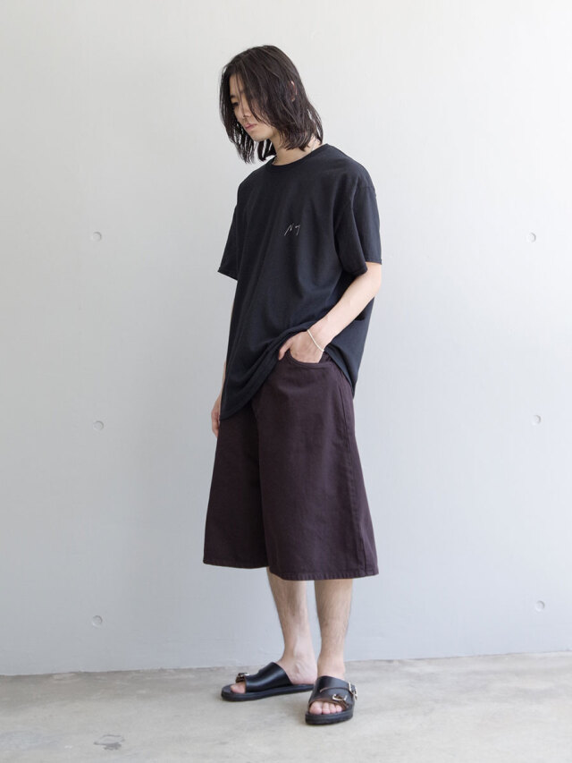 ANCELLM アンセルム L/S Tシャツ 2024SS ブラック ANCELLM（アンセルム） 2024SS 24SS LOGO LS T-SHIRT ロゴ