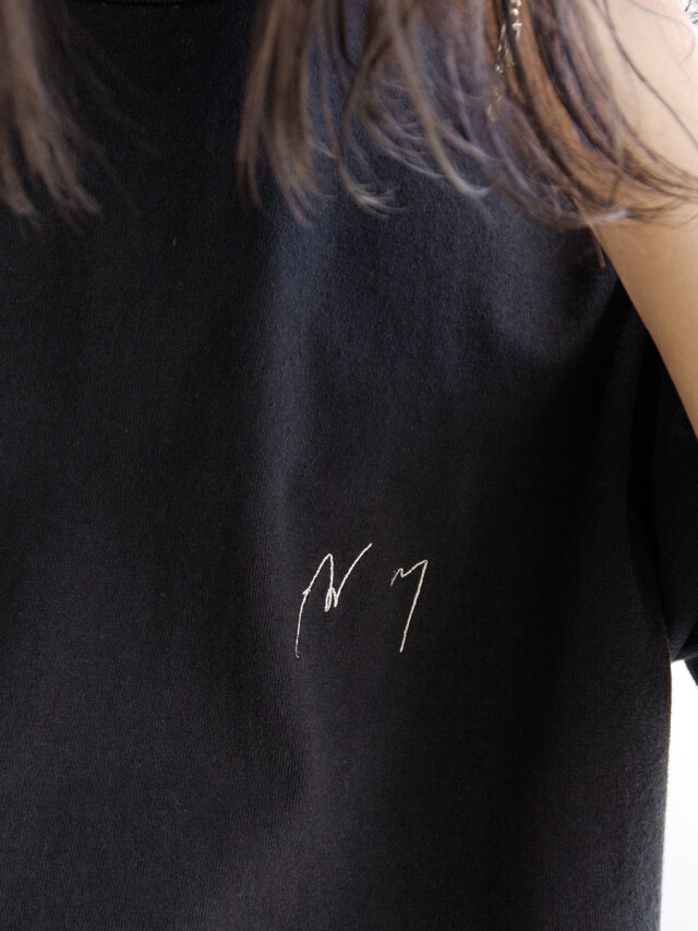 ANCELLM アンセルム L/S Tシャツ 2024SS ブラック ANCELLM（アンセルム） 2024SS 24SS LOGO LS T-SHIRT ロゴ