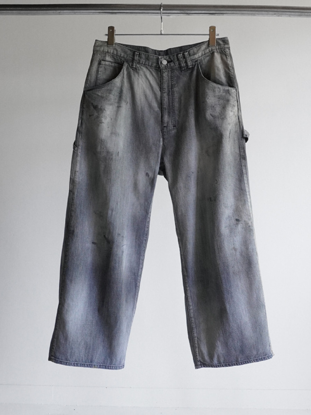 ANCELLM "AGING PAINTER PANTS" - BLACK