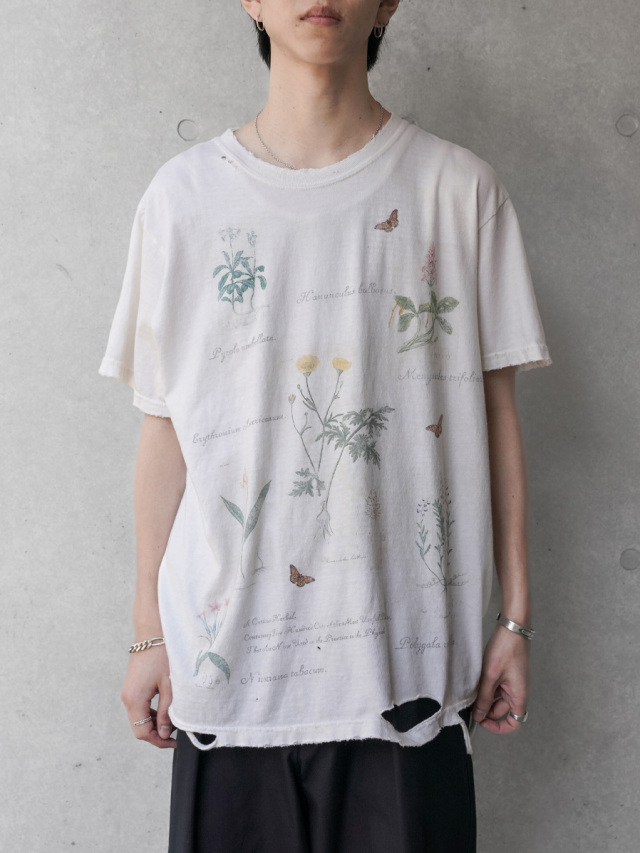 ANCELLM "BOTANICAL T-SHIRT" - WHITE
