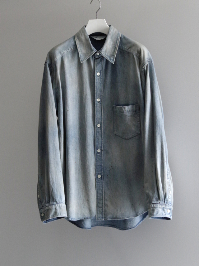 ANCELLM "DENIM DRESS SHIRTS" - INDIGO