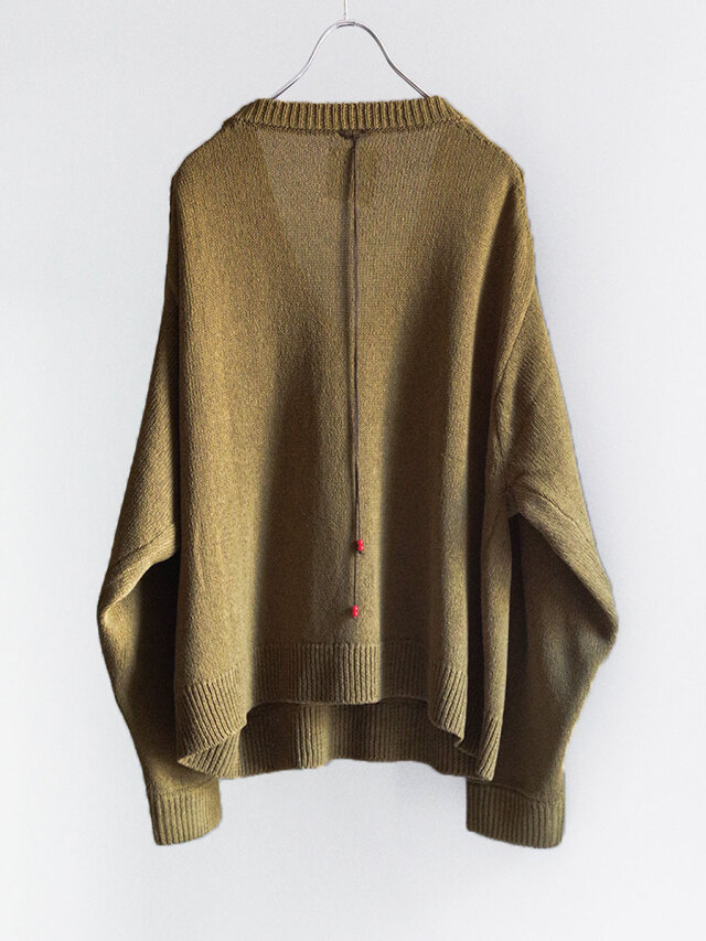 【新品未使用✨】nagonstans layered-neck pullover 2025AW】 ANCELLM (アンセルム) 
