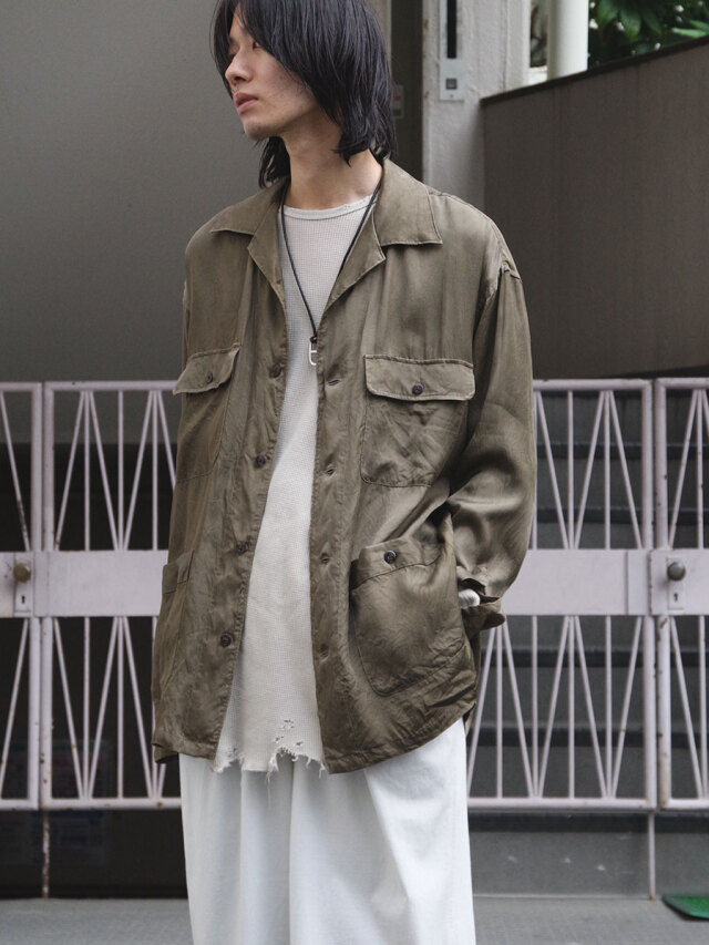 ジャケット・アウター chiii Dolman Sleeve Dungaree Shirts chiii Dolman Sleeve Dungaree Shirts
