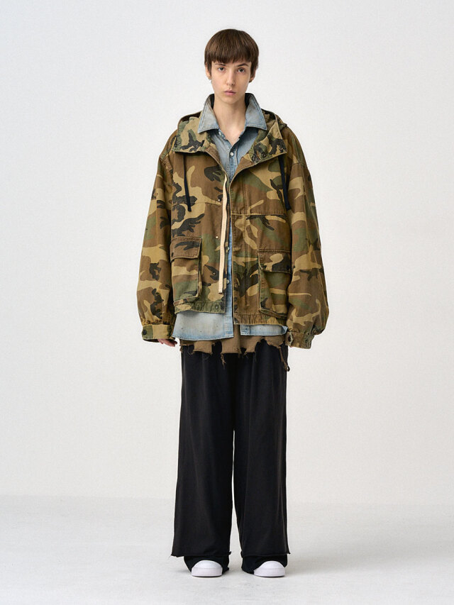 ANCELLM/アンセルム/CAMO HOODIE JACKET サイズ2 2025AW】 ANCELLM (アンセルム) 