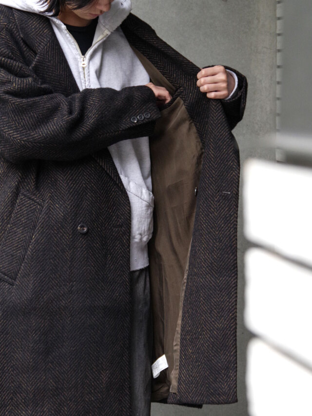 ジャケット・アウター 25aw ANCELLM SEMI-DOUBLE CHESTER COAT 2025AW】 ANCELLM (アンセルム) 