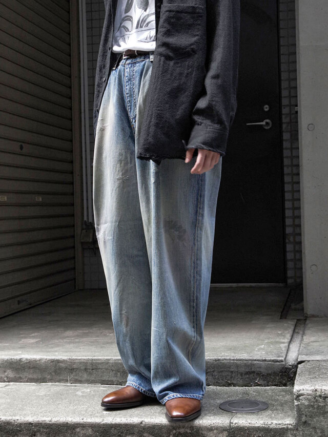パンツ 25aw ANCELLM #04 AGING01 INDIGO 1 ANCELLM(アンセルム) / #04 AGING01 
