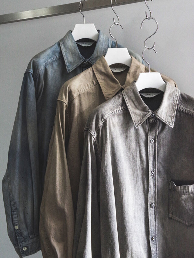 ANCELLM アンセルム 25AW DENIMDRESS SHIRT サイズ2 2025AW】 ANCELLM 