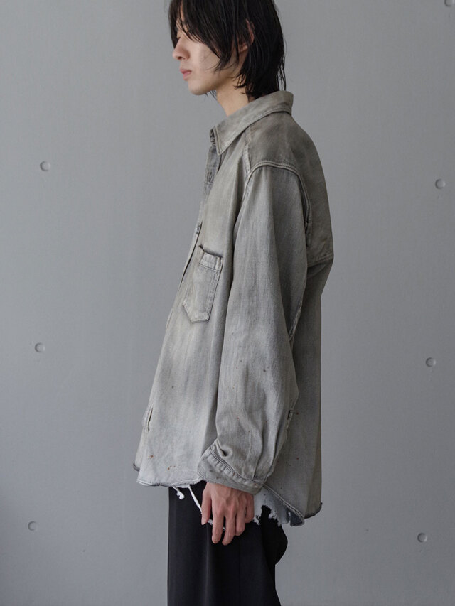 新品 25aw アンセルム デニム ドレス シャツ 1 アンセルム DENIM DRESS SHIRT サイズ1 インディゴ - メルカリ