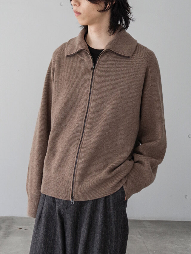 25aw ancellmH.L ZIP UP JACKET サイズ2 ANCELLM / @ancellm_official 】 -HL ZIP UP JACKET BLACK size