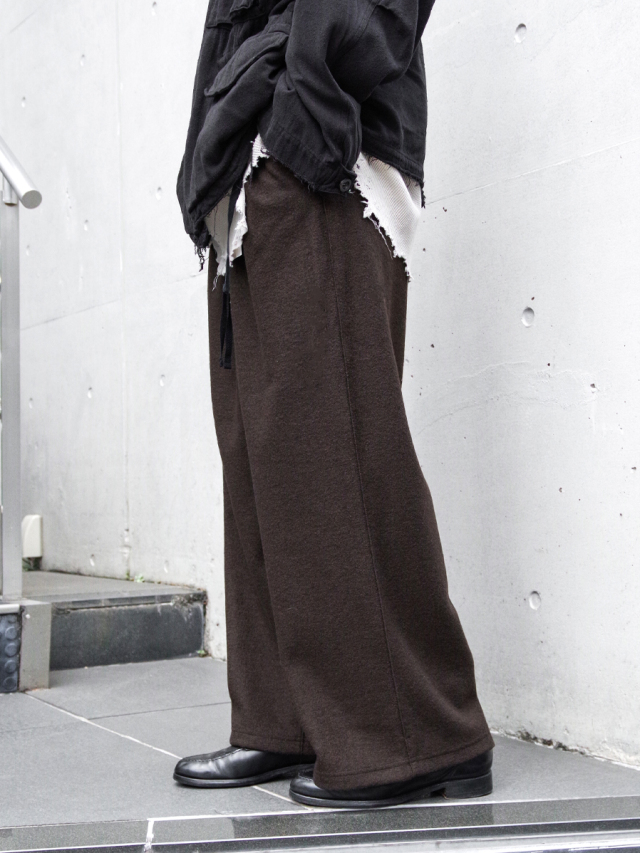 【24AW新作】ancellm wool easy slacks 2025AW】 ANCELLM (アンセルム) 
