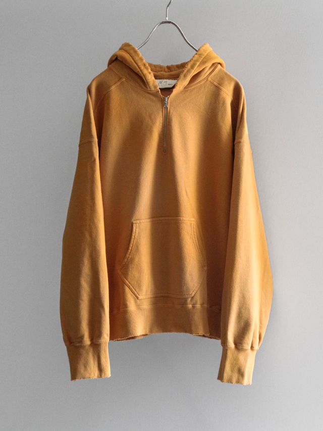 ANCELLM "HALF ZIP HOODIE" - YELLOW
