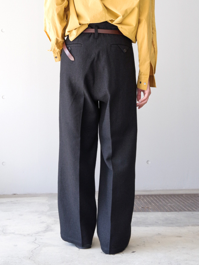 パンツ ANCELLM 25aw SHRINK WOOL WIDE SLACKS ancellmアンセルム25awSHRINK WOOL WIDE SLACKS茶 - メルカリ
