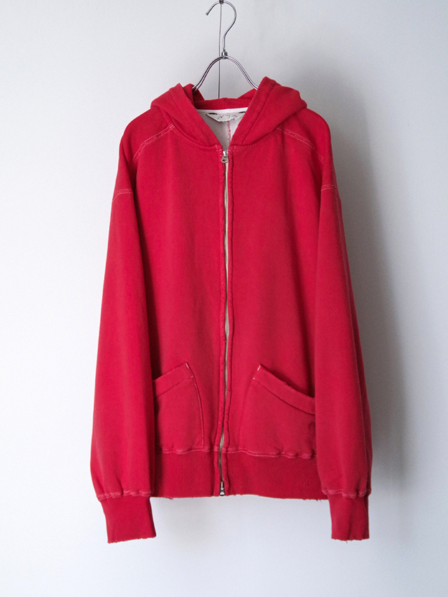 ANCELLM "ZIP UP HOODIE" - RED