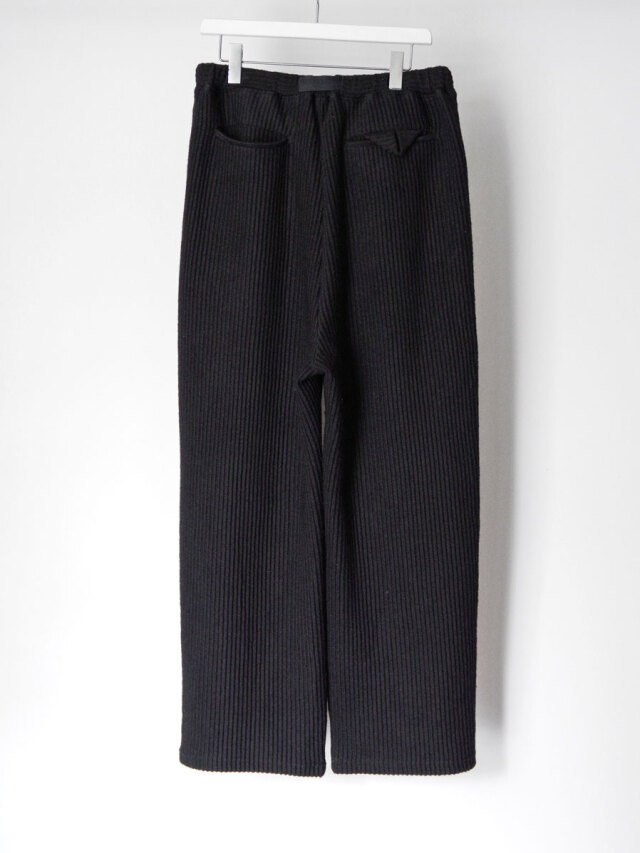 パンツ 25AW ANCELLM / SHOE CUT SLACKS(BLACK) 2025AW】 ANCELLM (アンセルム) 