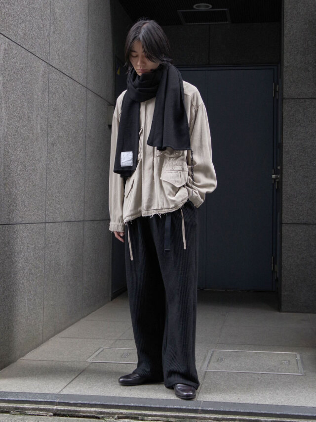 【ANCELLM / アンセルム】WOOL BLANKET SCARF ANCELLM WOOL BLANKET SCARF | MusterWerk Sud.