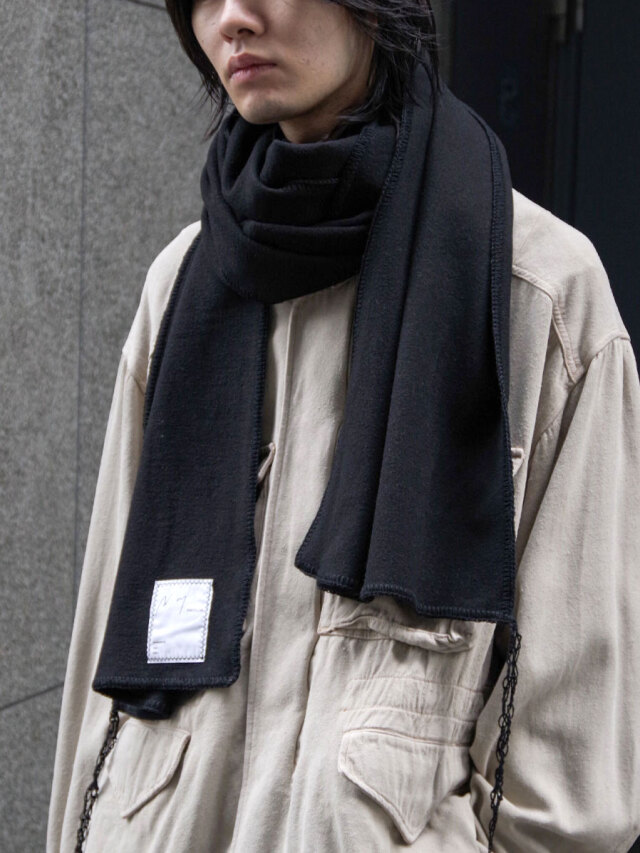 【ANCELLM / アンセルム】WOOL BLANKET SCARF ANCELLM WOOL BLANKET SCARF | MusterWerk Sud.