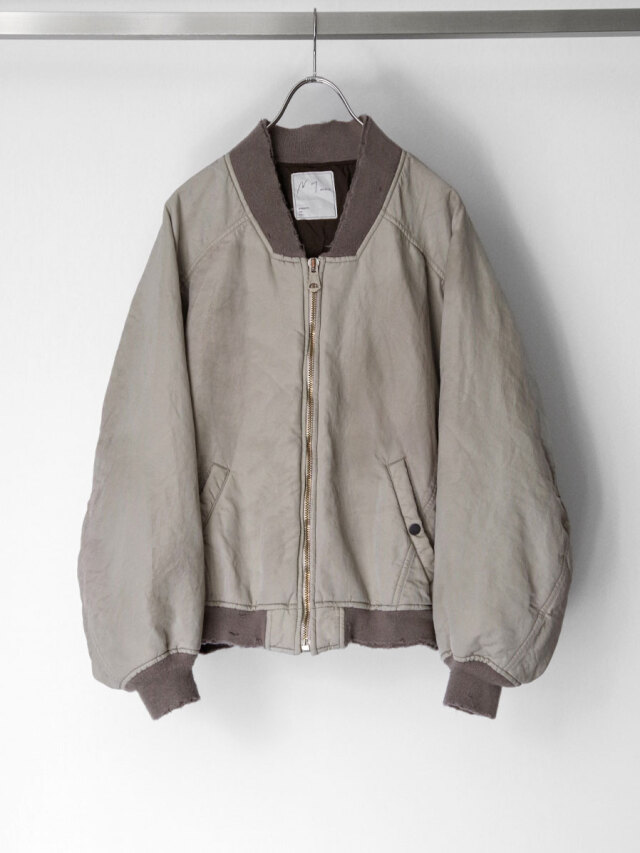 ANCELLM "FADED BOMBER JACKET" - SAND