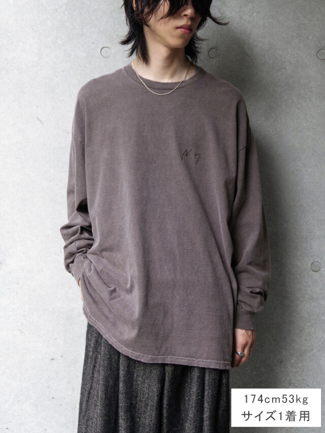 期間限定値下　ANCELLM アンセルム 長袖Tシャツ ANCELLM（アンセルム） 2022AW 22AW GOES AGING LS T-SHIRT