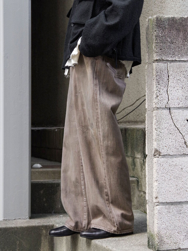 ancellm 25AW デニムパンツ サイズ3 AGING WIDE 5P DENIM PANTS | ANCELLM(アンセルム) / パンツ