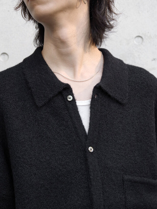 トップス ANCELLM 25AW KIMONO KNIT SHIRT 2025AW】 ANCELLM (アンセルム) 