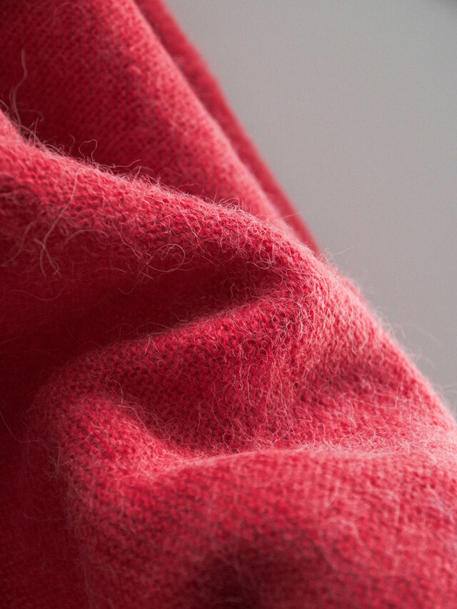 トップス 25AW ANCELLM KIMONO KNIT SHIRT RED 1 KIMONO KNIT SHIRT(RED) – ANCELLM