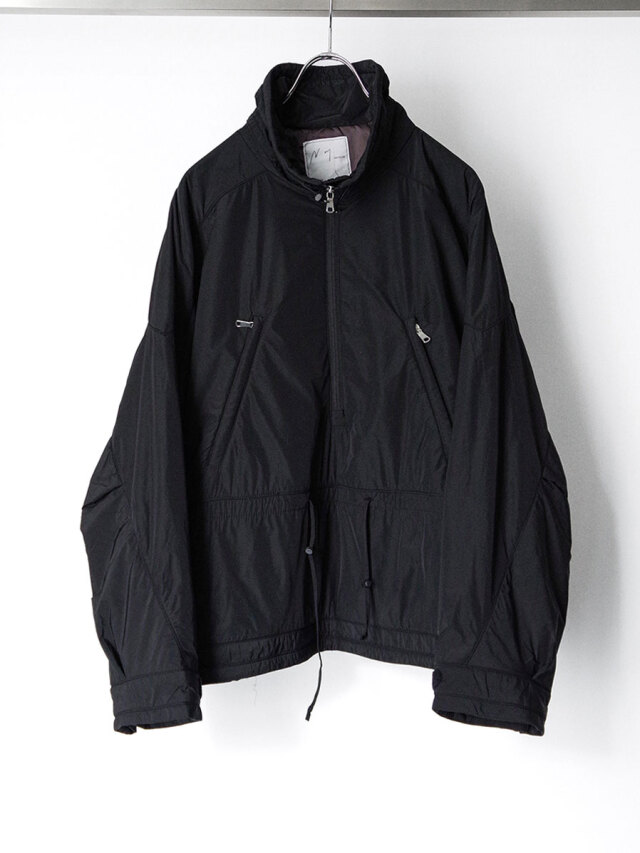 ANCELLM "PADDING PULLOVER JACKET" - BLACK