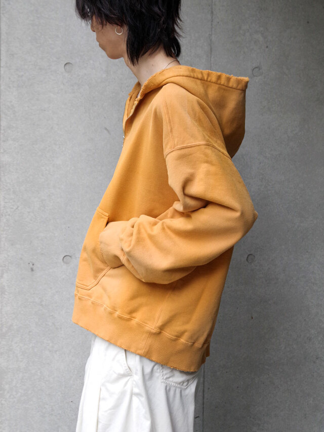 ANCELLM 23ss アンセルムリネンレーヨン プルオーバーパーカーサイズ1 ANCELLM アンセルム 23SS L/R PULLOVER HOODIE リネンレーヨン プル