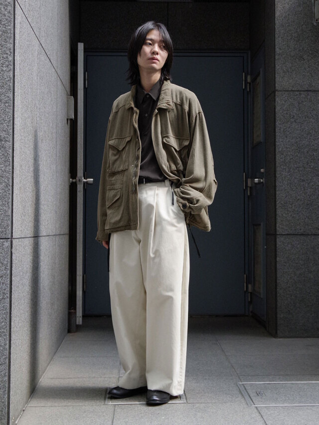 ジャケット・アウター ANCELLM for 1LDK SUEDE SILK JACKET Size2 ANCELLMと1LDK。まるでスウェードなシルクジャケットの話。