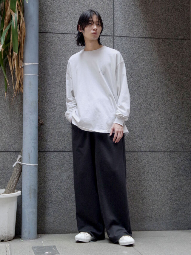 25AW ANCELLM TUCK SWEAT PANTS GRAY サイズ1 2025AW】 ANCELLM (アンセルム) 