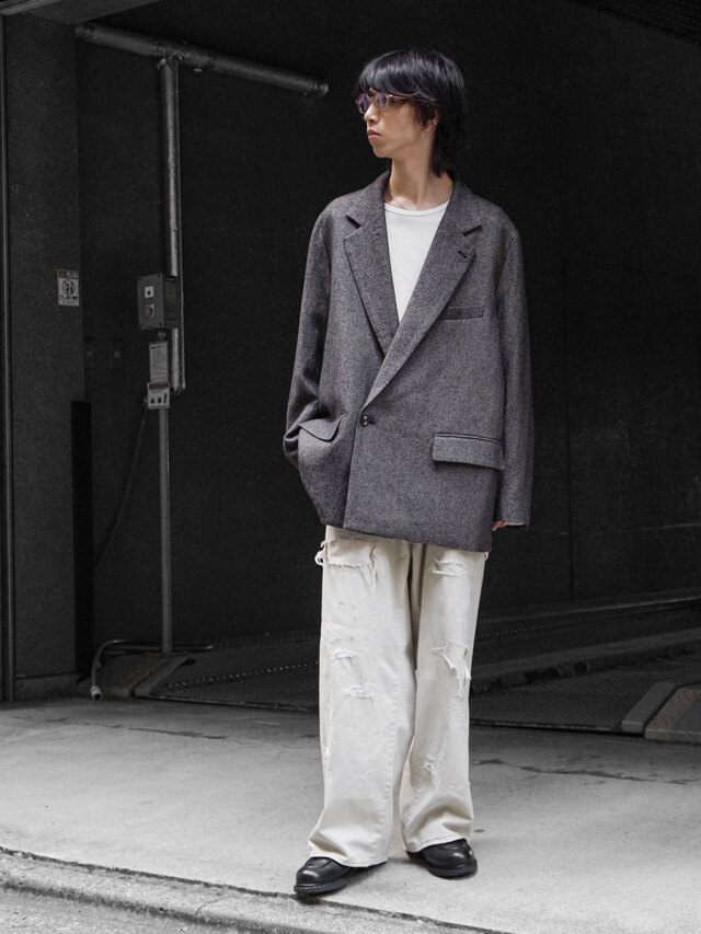 ancellmセットアップTAILORED JACKET& WIDE PANTS ancellmセットアップTAILORED JACKET& WIDE PANTS
