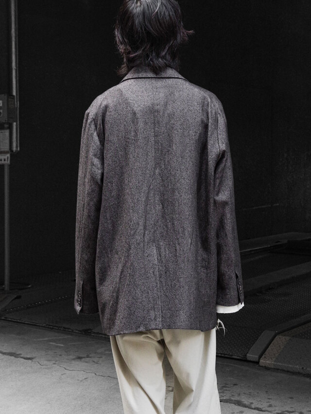 ANCELLM25awSEMIDOUBLE TAILOREDJACKET1 茶 ANCELLM25awSEMIDOUBLE TAILOREDJACKET1 茶