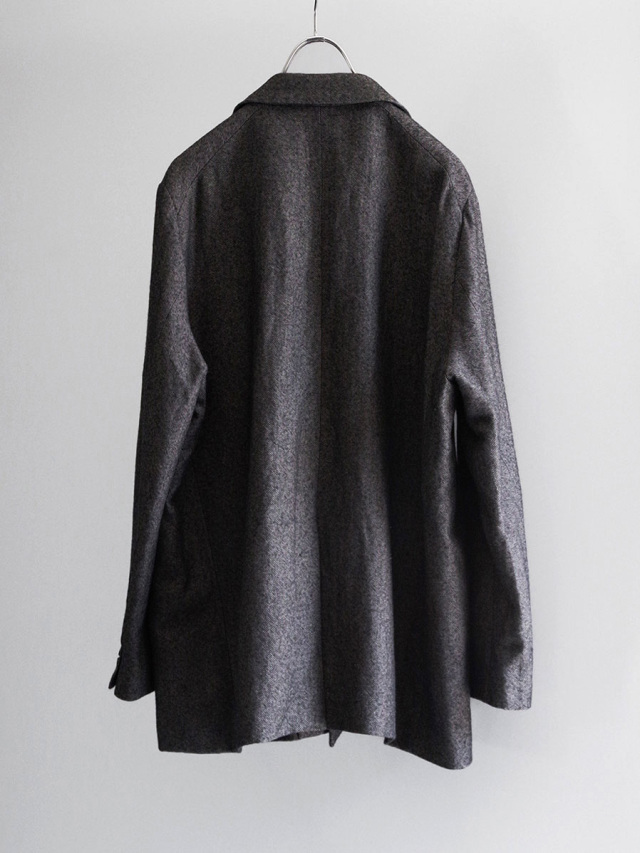 ANCELLM25awSEMIDOUBLE TAILOREDJACKET1 茶 2025AW】 ANCELLM (アンセルム) 