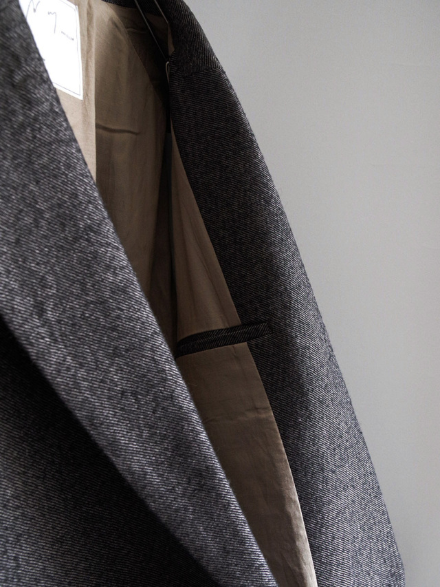 ジャケット・アウター ANCELLM 25aw SEMI DOUBLE TAILORED 1 SEMI-DOUBLE TAILORED JACKET(BLACK) – ANCELLM