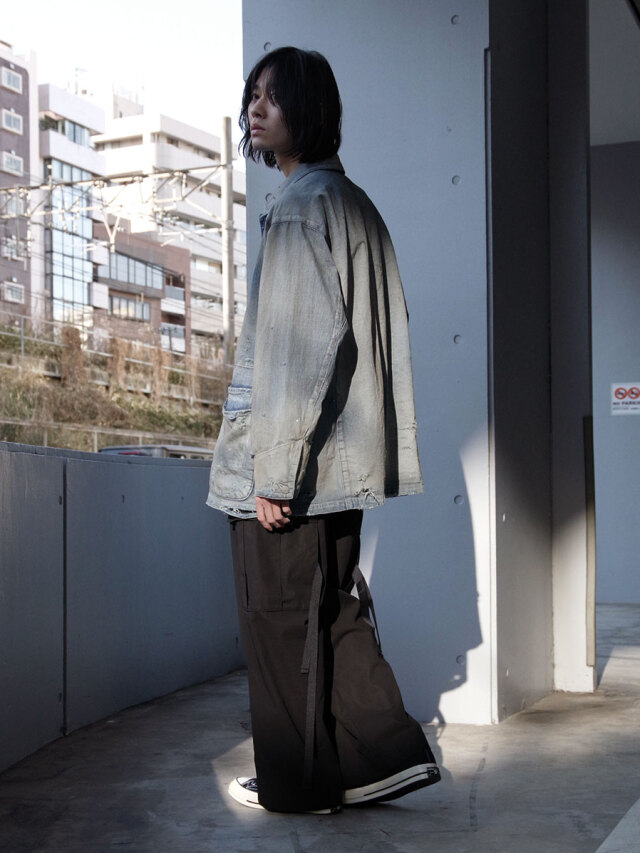 ANCELLM DENIM COVERALL(INDIGO) サイズ2 2025SS】 ANCELLM (アンセルム) 