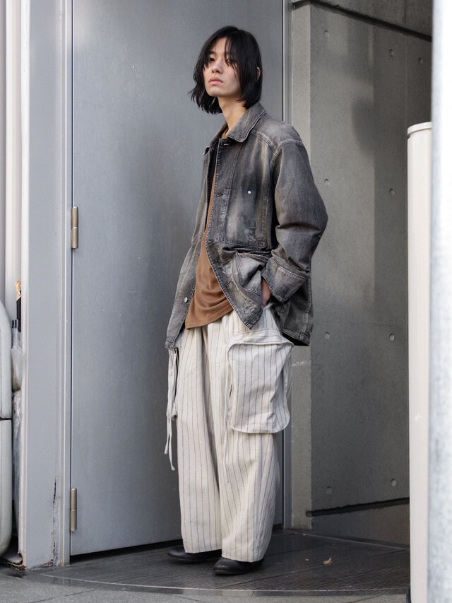 ジャケット・アウター ancellm uneven paint coverall ANCELLM UNEVEN PAINT COVERALL | MusterWerk Sud.