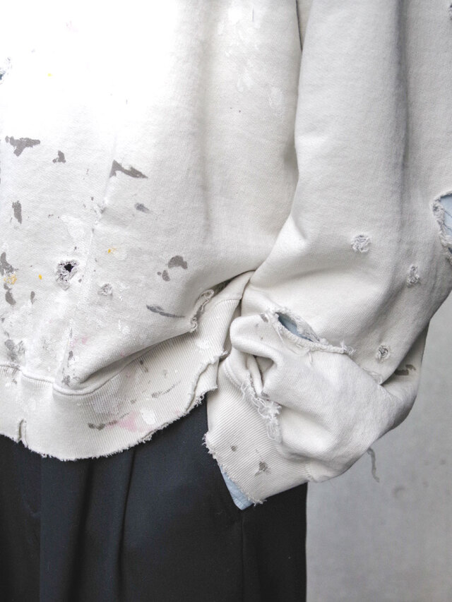 トップス ANCELLM 25SS HARD CRASH SWEAT SHIRT ANCELLM HARD CRASH SWEAT SHIRT | MusterWerk Sud.